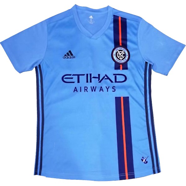 Heim Trikot New York City 2019-20 Blau Fussballtrikots Günstig